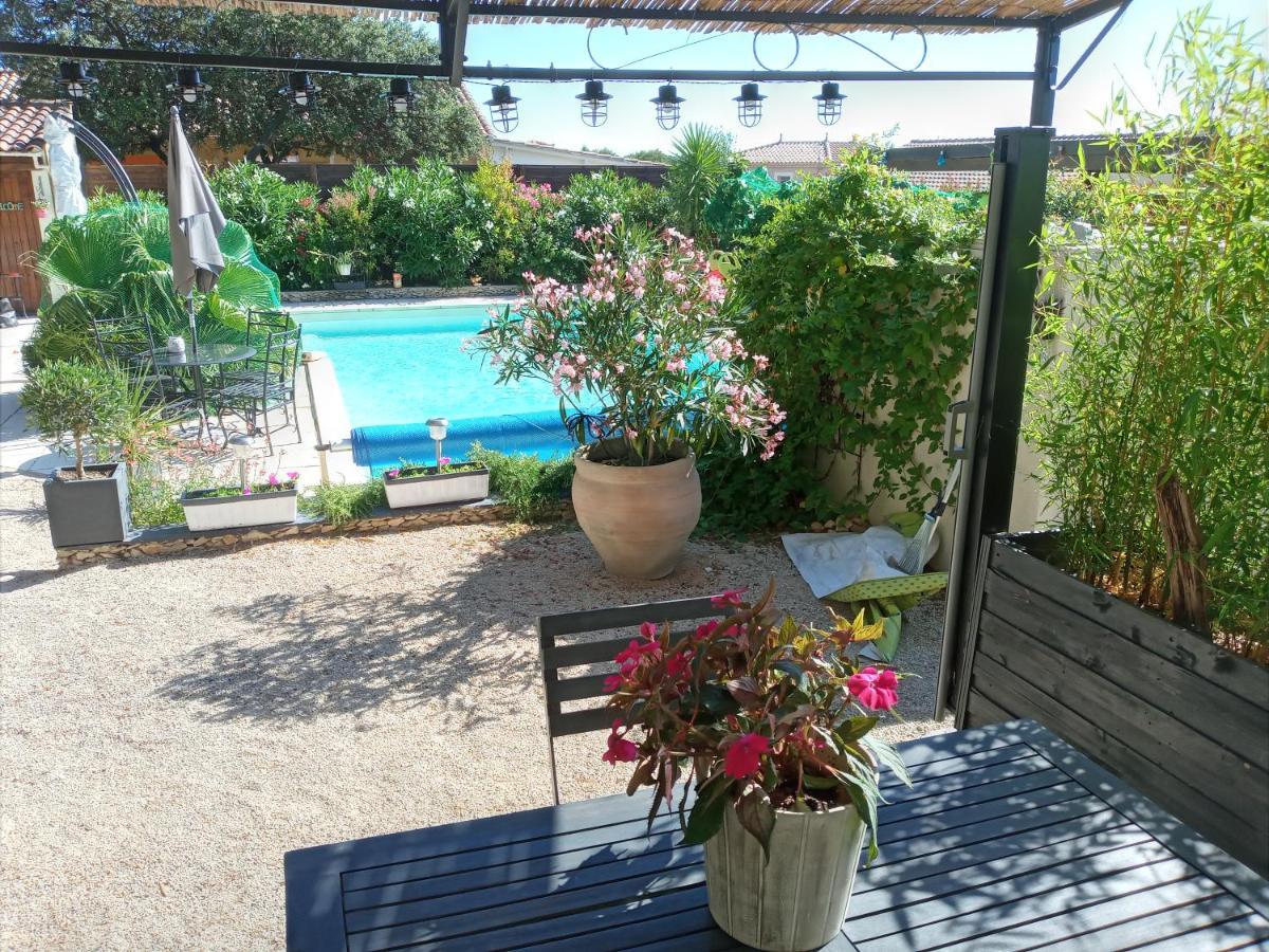 Bed and Breakfast Les Coronilles Beaucaire  Zewnętrze zdjęcie